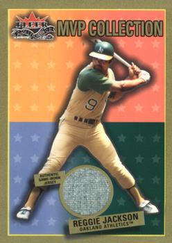 2002 Fleer Fall Classic - MVP Collection Game Used #NNO Reggie Jackson Front
