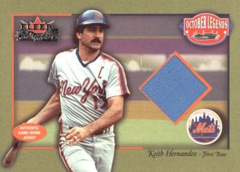 2002 Fleer Fall Classic - October Legends Game Used #NNO Keith Hernandez Front