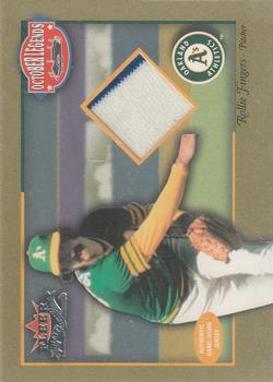 2002 Fleer Fall Classic - October Legends Game Used #NNO Rollie Fingers Front