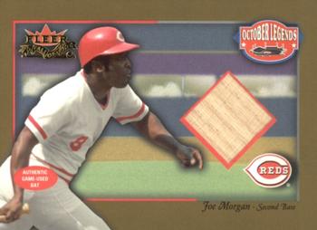 2002 Fleer Fall Classic - October Legends Game Used Gold #NNO Joe Morgan Front