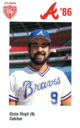 1986 Atlanta Braves Police #NNO Ozzie Virgil Front