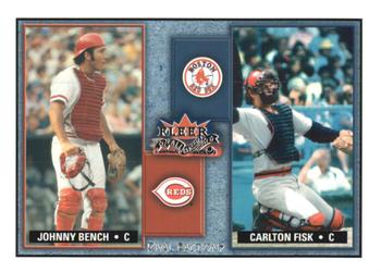 2002 Fleer Fall Classic - Rival Factions #24 RF Johnny Bench / Carlton Fisk Front