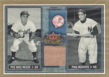 2002 Fleer Fall Classic - Rival Factions Game Used #RF PR-PR Pee Wee Reese / Phil Rizzuto Front