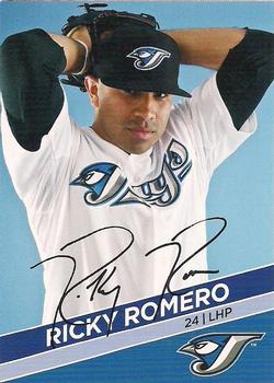 2011 Toronto Blue Jays Swing into Summer Safety #NNO Ricky Romero Front
