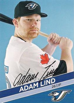 2011 Toronto Blue Jays Swing into Summer Safety #NNO Adam Lind Front