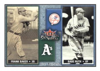 2002 Fleer Fall Classic - Rival Factions Retail #2 RF Frank Baker / Babe Ruth  Front