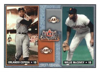 2002 Fleer Fall Classic - Rival Factions Retail #14 RF Orlando Cepeda / Willie McCovey  Front