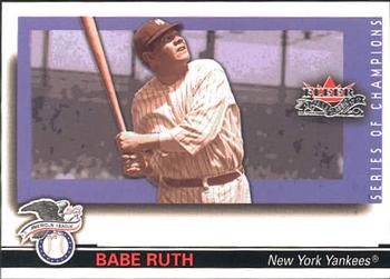 2002 Fleer Fall Classic - Series of Champions #19 SC Babe Ruth Front