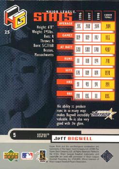 1999 Upper Deck HoloGrFX #25 Jeff Bagwell Back