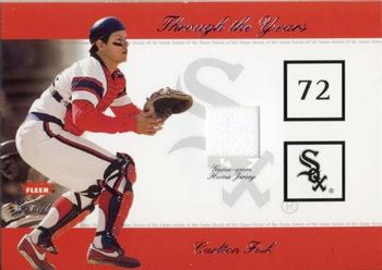 2002 Fleer Greats of the Game - Through the Years Level 1 #NNO Carlton Fisk Front