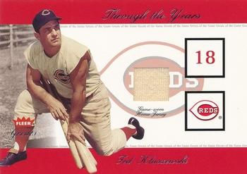 2002 Fleer Greats of the Game - Through the Years Level 1 #NNO Ted Kluszewski Front