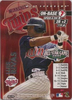 2001 MLB Showdown Pennant Run - All-Star FanFest Promo #127 Luis Rivas Front