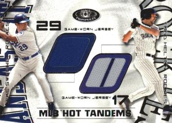 2002 Fleer Hot Prospects - MLB Hot Tandems #MS-TH Mike Sweeney / Todd Helton Front