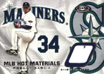2002 Fleer Hot Prospects - MLB Red Hot Materials #HM-FG Freddy Garcia  Front