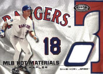 2002 Fleer Hot Prospects - MLB Red Hot Materials #HM-GK Gabe Kapler  Front