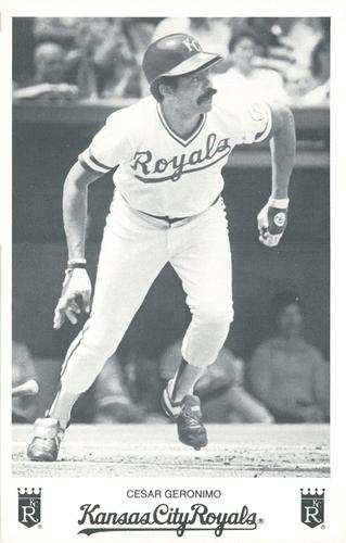 1983 Kansas City Royals Photocards #NNO Cesar Geronimo Front