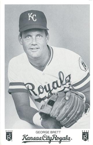 1984 Kansas City Royals Photocards #NNO George Brett Front