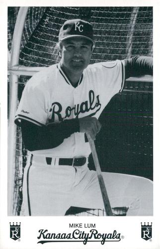 1989 Kansas City Royals Photocards #NNO Mike Lum Front