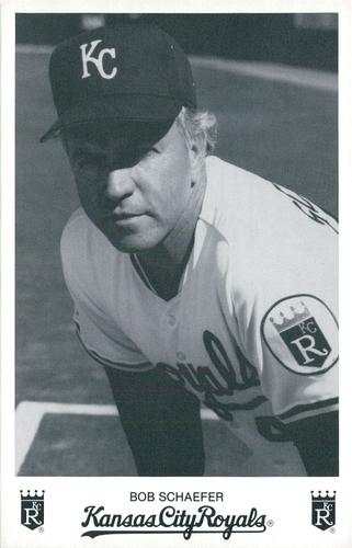 1989 Kansas City Royals Photocards #NNO Bob Schaefer Front