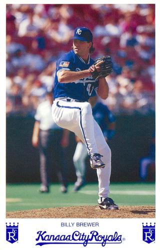 1995 Kansas City Royals Photocards #NNO Billy Brewer Front