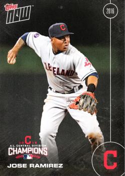2016 Topps Now Postseason Cleveland Indians #CLE-8 Jose Ramirez Front
