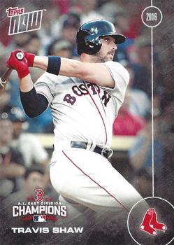 2016 Topps Now Postseason Boston Red Sox #BOS-9 Travis Shaw Front