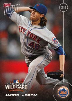 2016 Topps Now Postseason New York Mets #NYM-10 Jacob deGrom Front