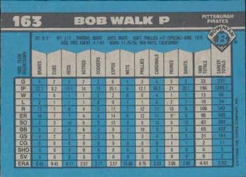 1990 Bowman #163 Bob Walk Back
