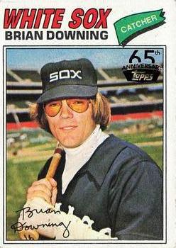 2016 Topps - 65th Anniversary Buybacks Black Stamp #344 Brian Downing Front