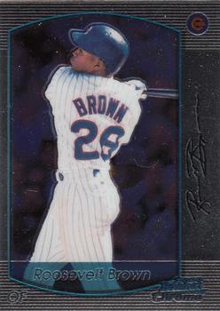 2000 Bowman Chrome #155 Roosevelt Brown Front