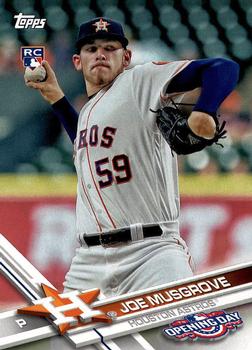 2017 Topps Opening Day #43 Joe Musgrove Front