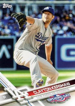 2017 Topps Opening Day #50 Clayton Kershaw Front