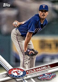 2017 Topps Opening Day #124 Cole Hamels Front