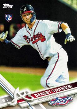 2017 Topps Opening Day #195 Dansby Swanson Front