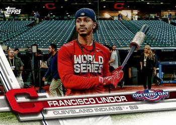 2017 Topps Opening Day #122 Francisco Lindor Front