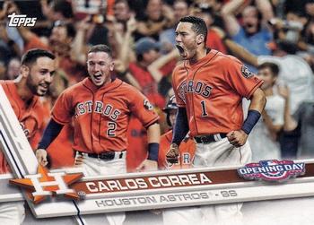 2017 Topps Opening Day #197 Carlos Correa Front