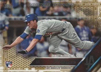 2016 Topps Update - Gold #US279 Corey Seager Front