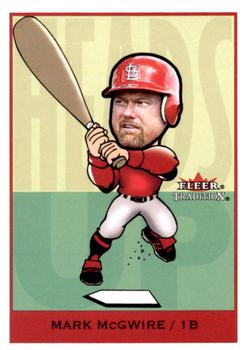 2002 Fleer Tradition - Heads Up #9HU Mark McGwire  Front
