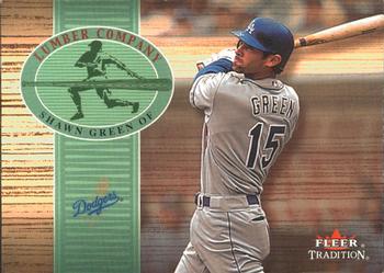 2002 Fleer Tradition - Lumber Company #25LC Shawn Green  Front