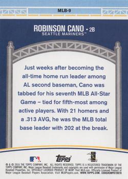 2016 Topps Update - MLB All-Star Game Access #MLB-9 Robinson Cano Back