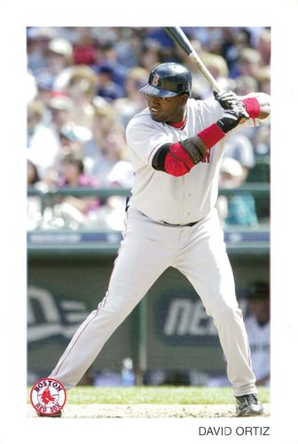 2004 Boston Red Sox Photocards #NNO David Ortiz Front