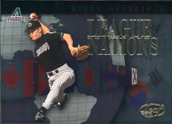 2002 Leaf - League of Nations #LN-7 Byung-Hyun Kim Front