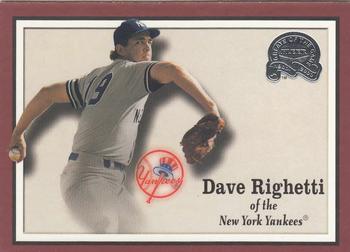 2000 Fleer Greats of the Game #11 Dave Righetti Front
