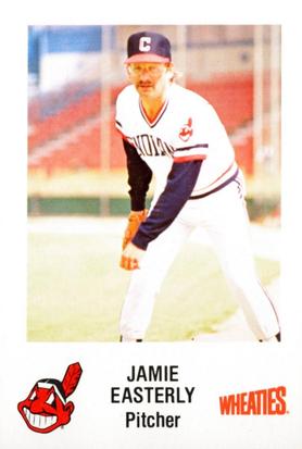 1984 Wheaties Cleveland Indians #NNO Jamie Easterly Front