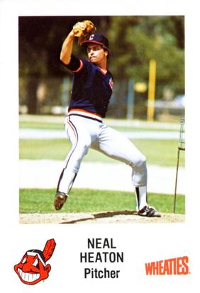 1984 Wheaties Cleveland Indians #NNO Neal Heaton Front