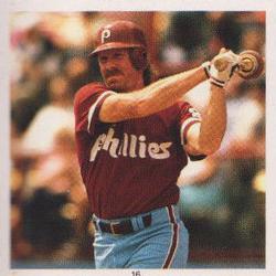 1991 Baseball's Best Record Breakers Stickers #16 Mike Schmidt Front