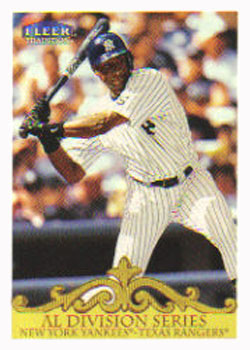 2000 Fleer Tradition #441 AL Division Series (Yankees/Rangers) Front