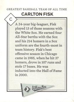 2016 Chicago Tribune Greatest Baseball Team Of All Time: Best of the Cubs and Sox #NNO Carlton Fisk Back