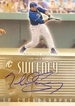 2002 SP Authentic - Chirography Gold #MS Mike Sweeney Front