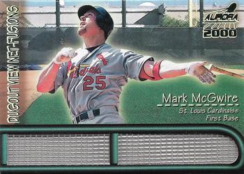 2000 Pacific Aurora - Dugout View Net-Fusions #16 Mark McGwire  Front